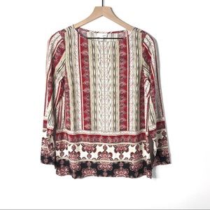 NWT J. Jill | Print Blouse